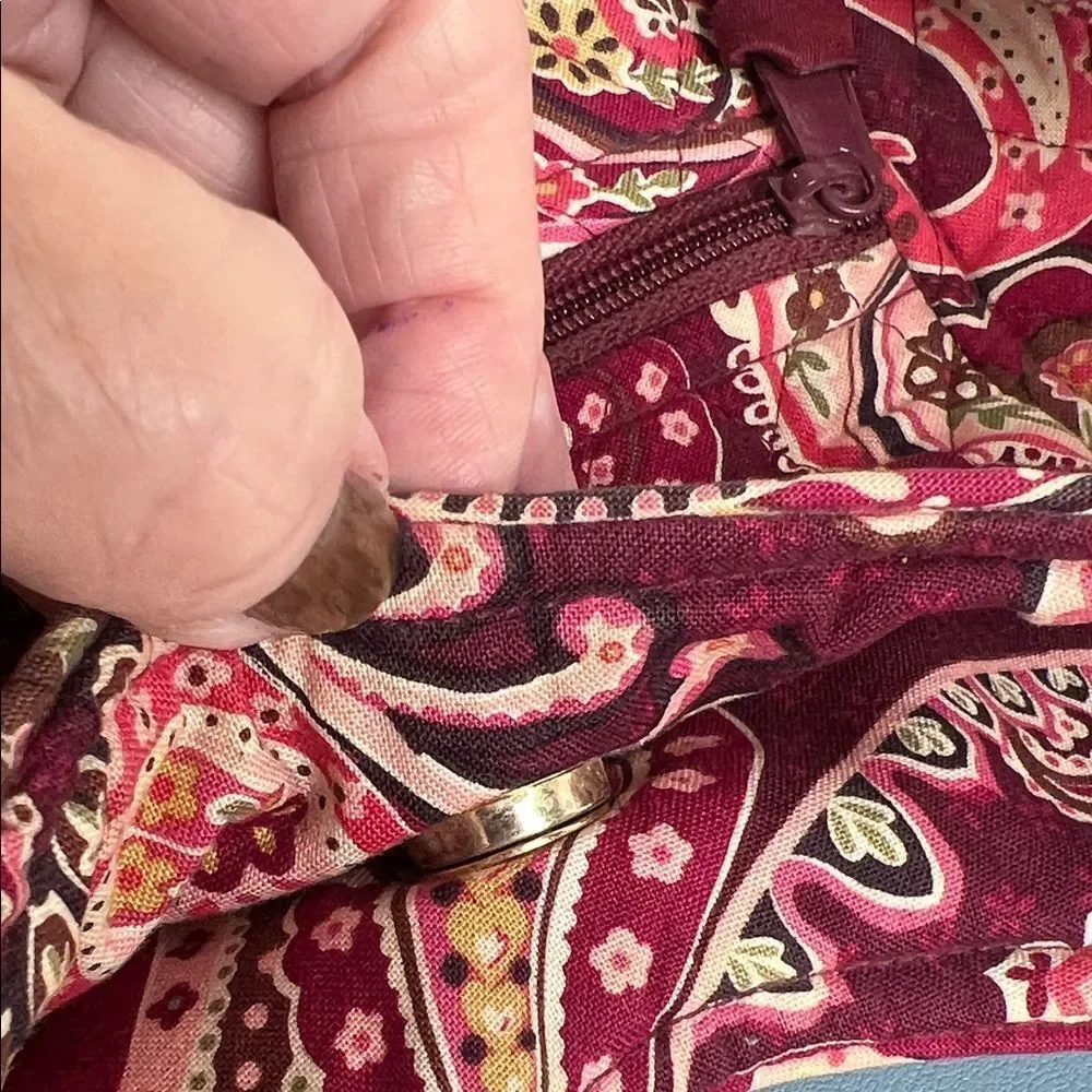 Vera Bradley Piccadilly Plum Bucket Tote